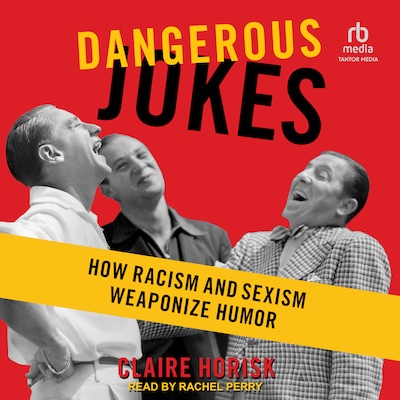 Dangerous Jokes – omslag til lydbogen af Claire Horisk
