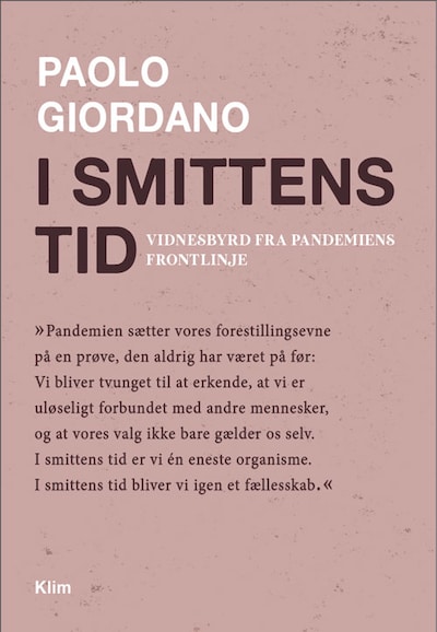 I smittens tid – omslag til lydbogen af Paolo Giordano