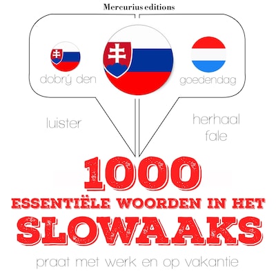 1000 essentiële woorden in het Slowaaks – omslag van het luisterboek van JM Gardner