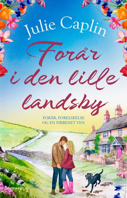 Forår i den lille landsby – omslag til lydbogen af Julie Caplin