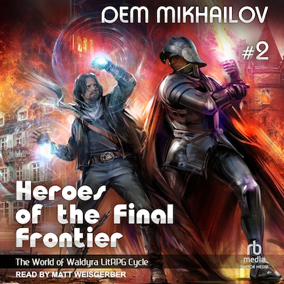 Heroes of the Final Frontier 2 – omslag til lydbogen af Dem Mikhailov