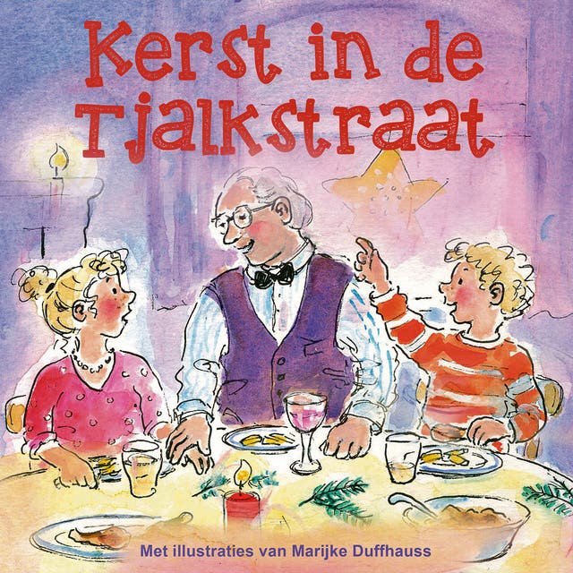 Kerst in de Tjalkstraat – omslag van het luisterboek van Janny den Besten