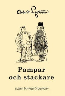 Pampar och stackare – omslag till ljudboken av Albert Engström