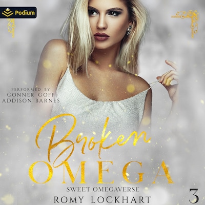 Broken Omega – omslag til lydbogen af Romy Lockhart