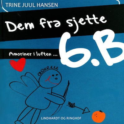 Amoriner i luften ... – omslag til lydbogen af Trine Juul Hansen