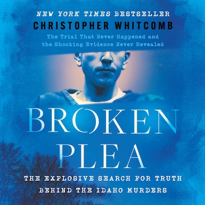 Broken Plea – omslag til lydbogen af Christopher Whitcomb