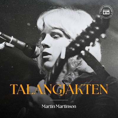 Talangjakten – omslag till ljudboken av Martin Martinson
