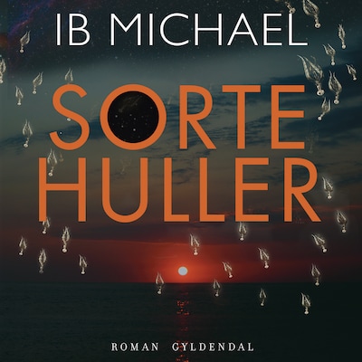 Sorte huller – omslag til lydbogen af Ib Michael