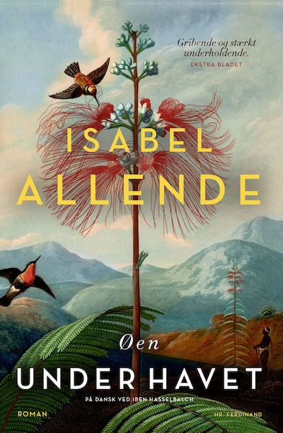 Øen under havet – omslag til lydbogen af Isabel Allende