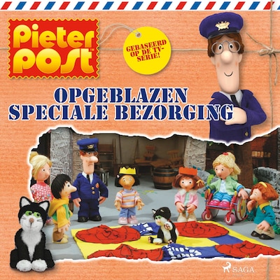 Pieter Post - Opgeblazen speciale bezorging – omslag van het luisterboek van John A. Cunliffe