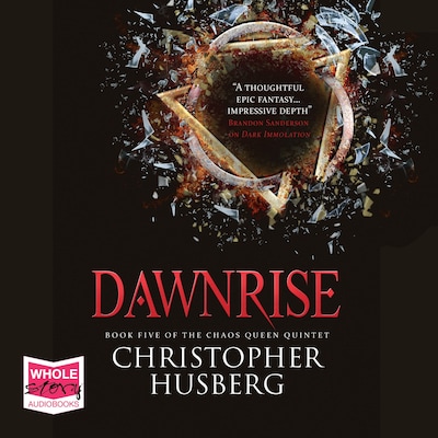 Dawnrise – omslag til lydbogen af Christopher Husberg