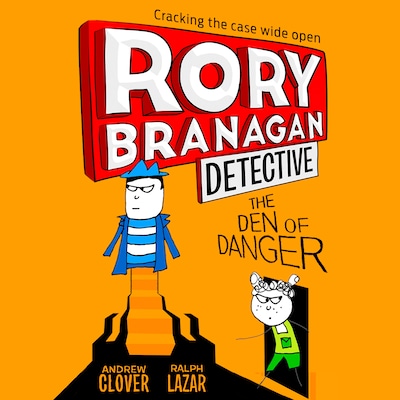The Den of Danger – omslag van het luisterboek van Andrew Clover