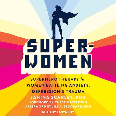 Super-Women – omslag til lydbogen af Janina Scarlet, PhD