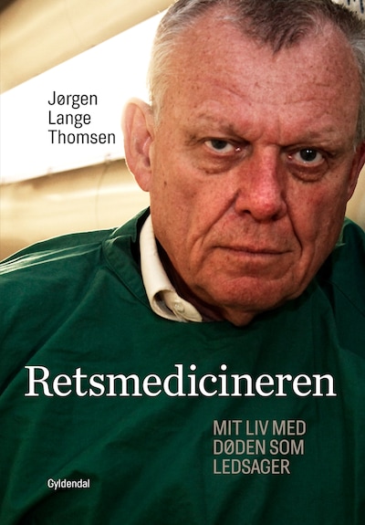 Retsmedicineren – omslag til lydbogen af Jørgen Lange Thomsen