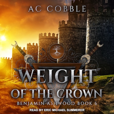 Weight of the Crown – omslag til lydbogen af AC Cobble