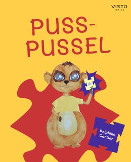 Puss-pussel – omslag till ljudboken av Delphine Cartier