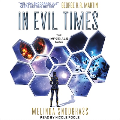 In Evil Times – omslag til lydbogen af Melinda Snodgrass
