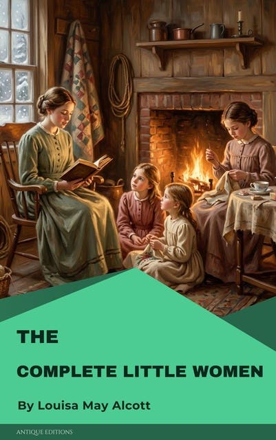 The Complete Little Women – omslag til lydbogen af Louisa May Alcott