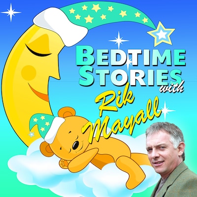 Bedtime Stories with Rik Mayall – omslag til lydbogen af Roger William Wade, Mike Bennett
