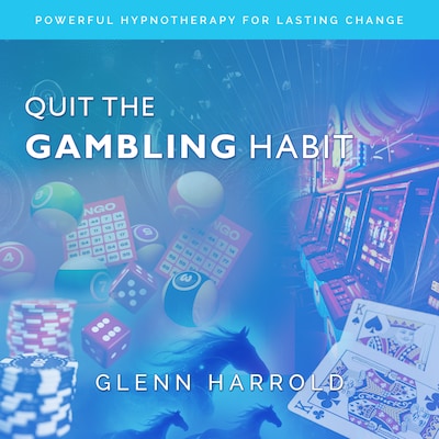 Quit The Gambling Habit – omslag til lydbogen af Glenn Harrold