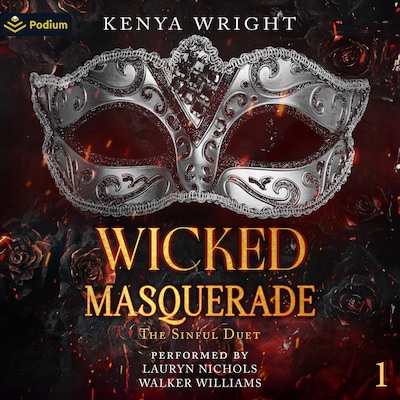 Wicked Masquerade – omslag til lydbogen af Kenya Wright