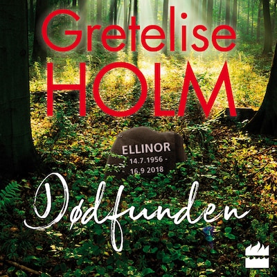 Dødfunden – omslag til lydbogen af Gretelise Holm