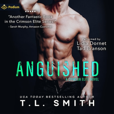 Anguish – omslag til lydbogen af T.L. Smith