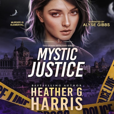 Mystic Justice: A Supernatural Crime Thriller – omslag til lydbogen af Heather G. Harris