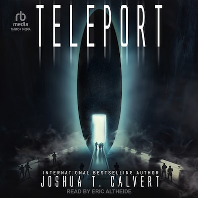 Teleport – omslag til lydbogen af Joshua T. Calvert