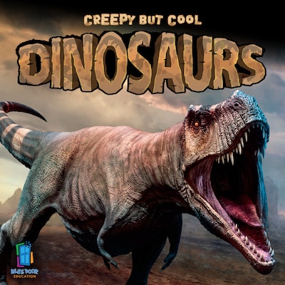 Creepy but Cool Dinosaurs – omslag til lydbogen af Alan Walker