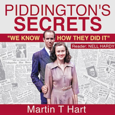 Piddington's Secrets – omslag till ljudboken av Martin T Hart