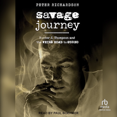 Savage Journey – omslag til lydbogen af Peter Richardson