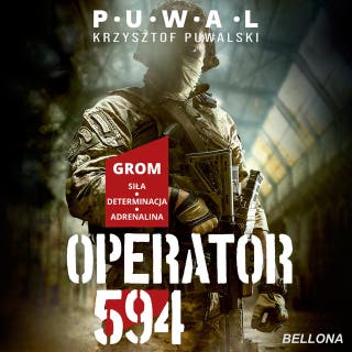 Operator 594 – okładka audiobooka, autor Krzysztof Puwalski