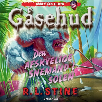 Gåsehud - Den afskyelige snemand i solen – omslag til lydbogen af R.L. Stine