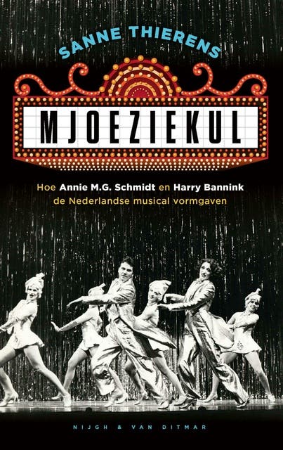 Mjoeziekul: Hoe Annie M.G. Schmidt en Harry Bannink de Nederlandse musical vormgaven – omslag van het luisterboek van Sanne Thierens