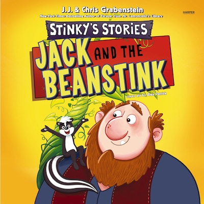 Stinky's Stories #2: Jack and the Beanstink – omslag til lydbogen af Chris Grabenstein, J.J. Grabenstein