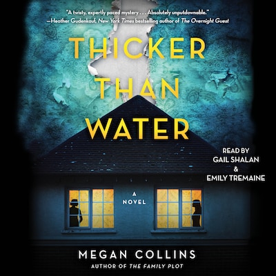 Thicker Than Water – omslag til lydbogen af Megan Collins