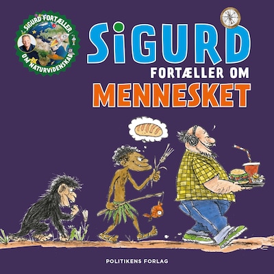 Sigurd fortæller om mennesket – omslag til lydbogen af Sigurd Barrett