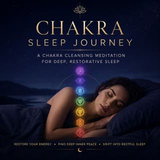 Chakra Sleep Journey: A Chakra Cleansing Meditation for Deep, Restorative Sleep: Restore Your Energy • Find Deep Inner Peace • Drift Into Restful Sleep – omslag till ljudboken av CLT Hypnosis Institute