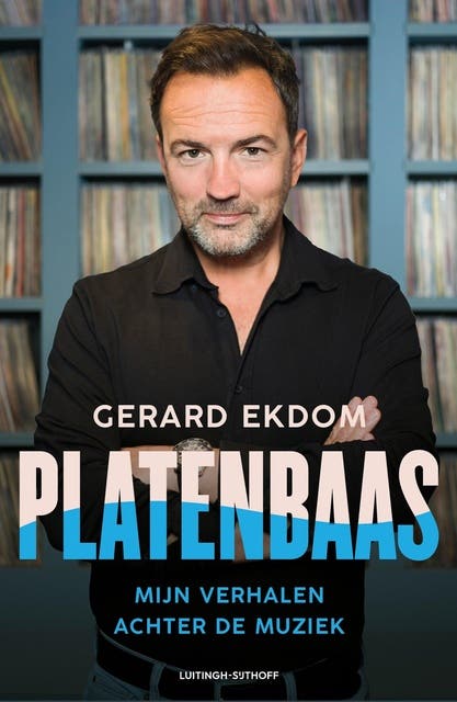Platenbaas – omslag van het luisterboek van Gerard Ekdom