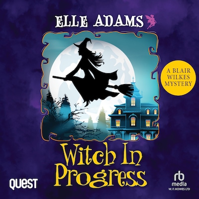 Witch in Progress – omslag til lydbogen af Elle Adams