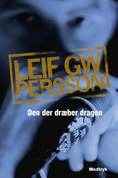 Den der dræber dragen – omslag til lydbogen af Leif G. W. Persson