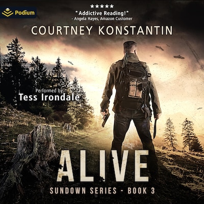 Alive – omslag til lydbogen af Courtney Konstantin