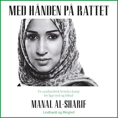 Med hånden på rattet – omslag til lydbogen af Manal Al Sharif