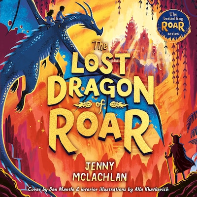 The Lost Dragon of Roar – omslag til lydbogen af Jenny McLachlan