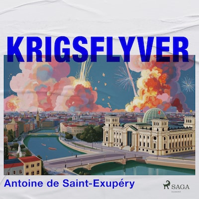 Krigsflyver – omslag til lydbogen af Antoine De Saint-Exupéry