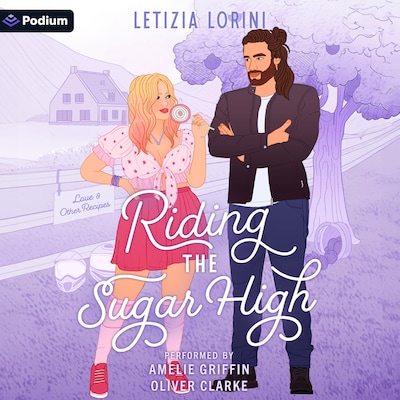 Riding the Sugar High – omslag til lydbogen af Letizia Lorini