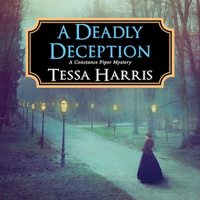 A Deadly Deception – omslag til lydbogen af Tessa Harris
