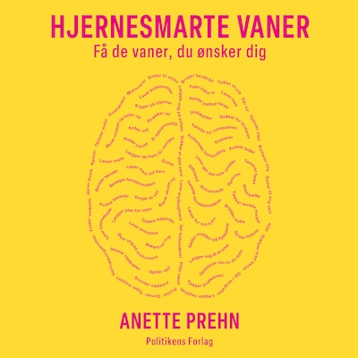 Hjernesmarte vaner – omslag til lydbogen af Anette Prehn