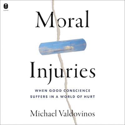 Moral Injuries – omslag til lydbogen af Michael Valdovinos